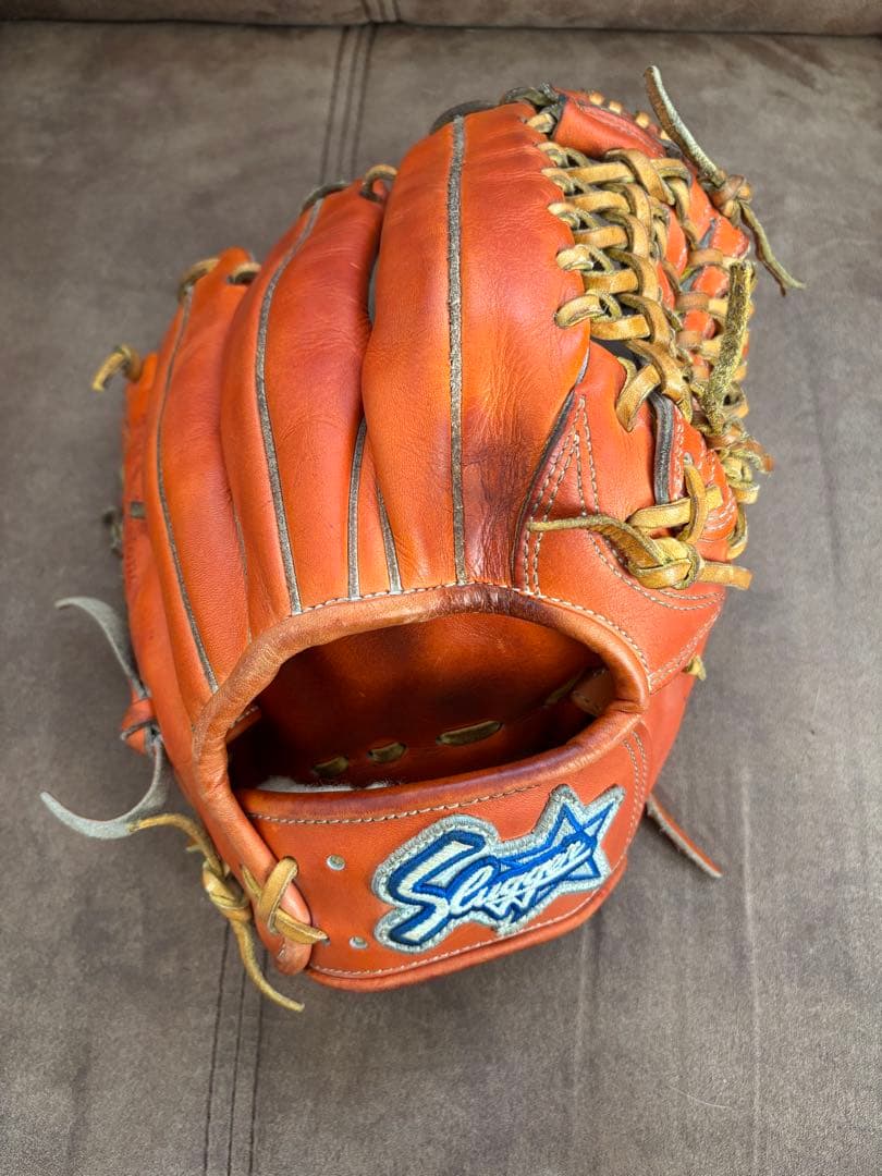 久保田スラッガー 硬式用野球グローブ オレンジ