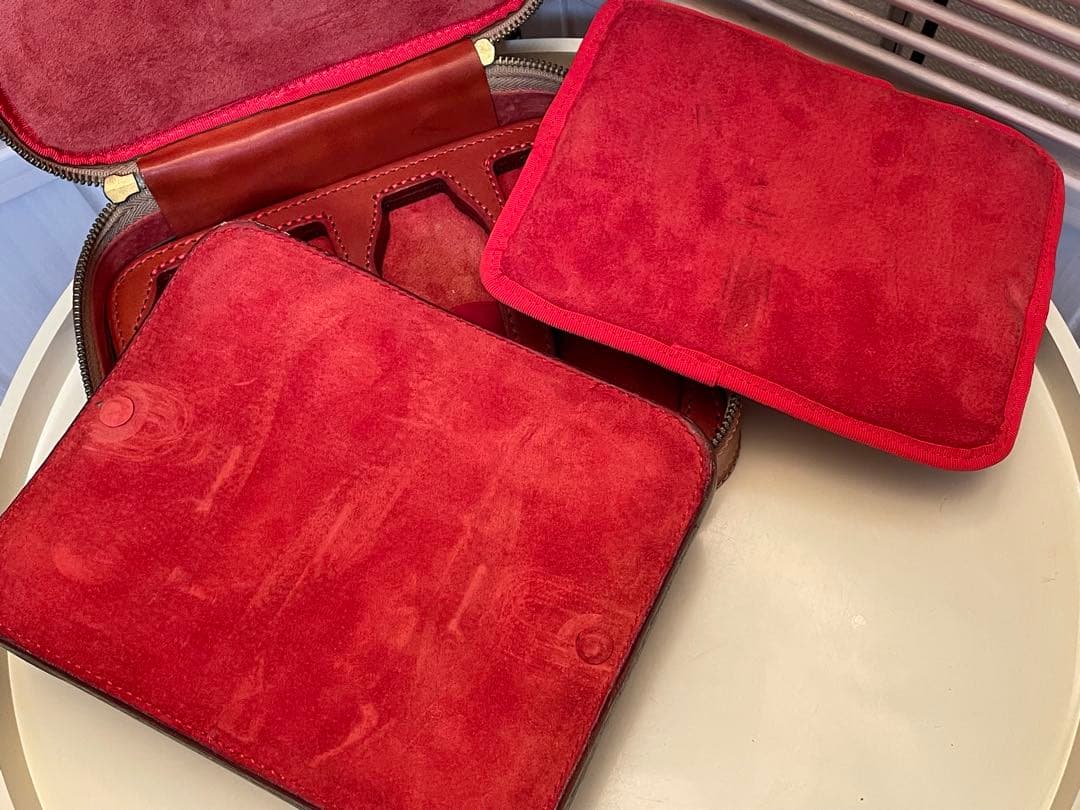 希少 フェリージ Felisi レザーウォッチボックス ウォッチケース