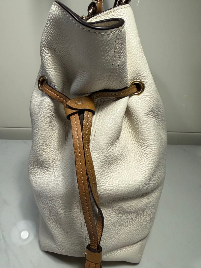 COACH コーチ アンディ トートバッグ レザー ホワイト