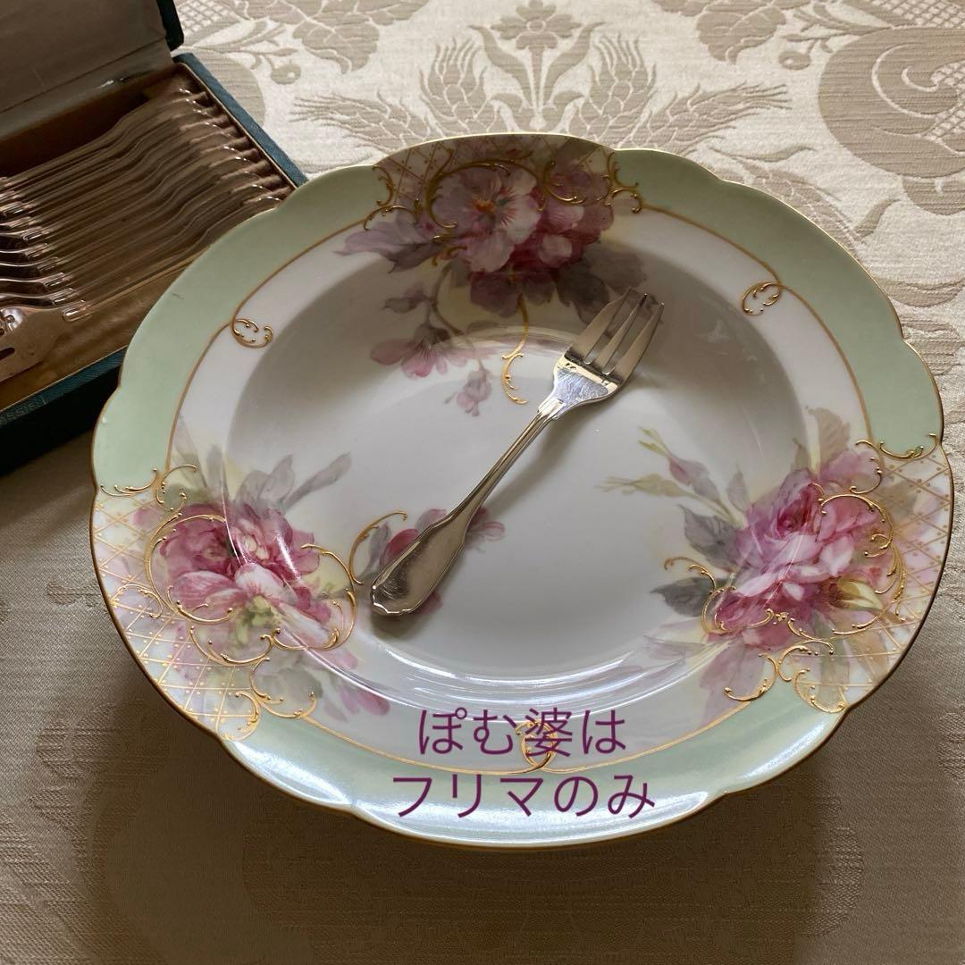 【フランス／クリストフル】純銀／ケーキフォーク ２本