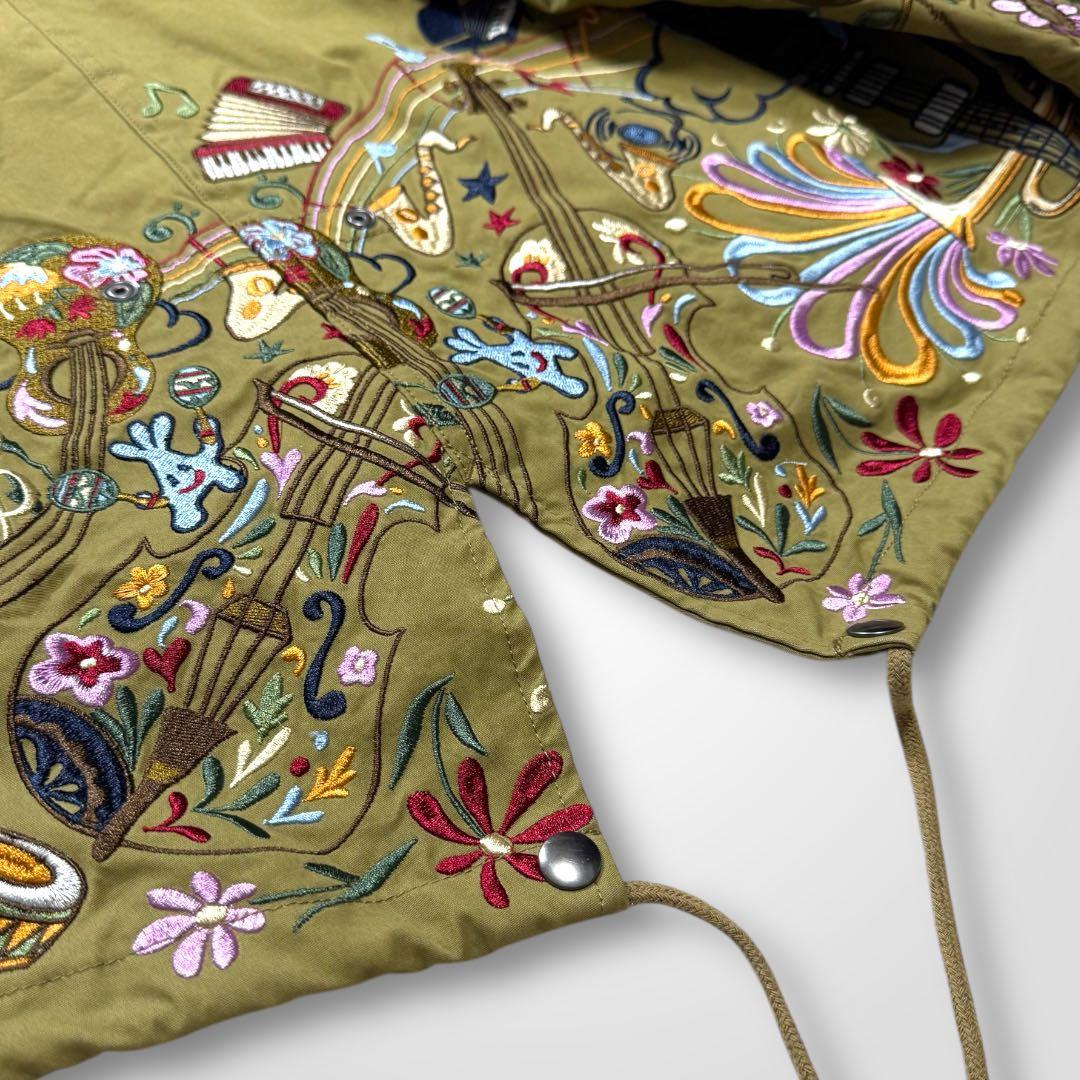 1693◆go slow caravan モッズコート キャンバスパネル刺繍 4