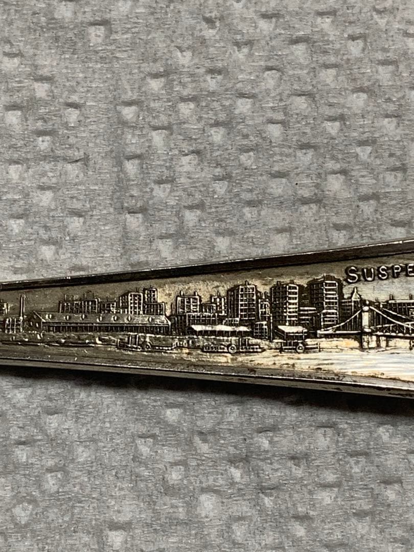 ニューヨークのランドマーク スーベニアスプーン 純銀925 スターリング