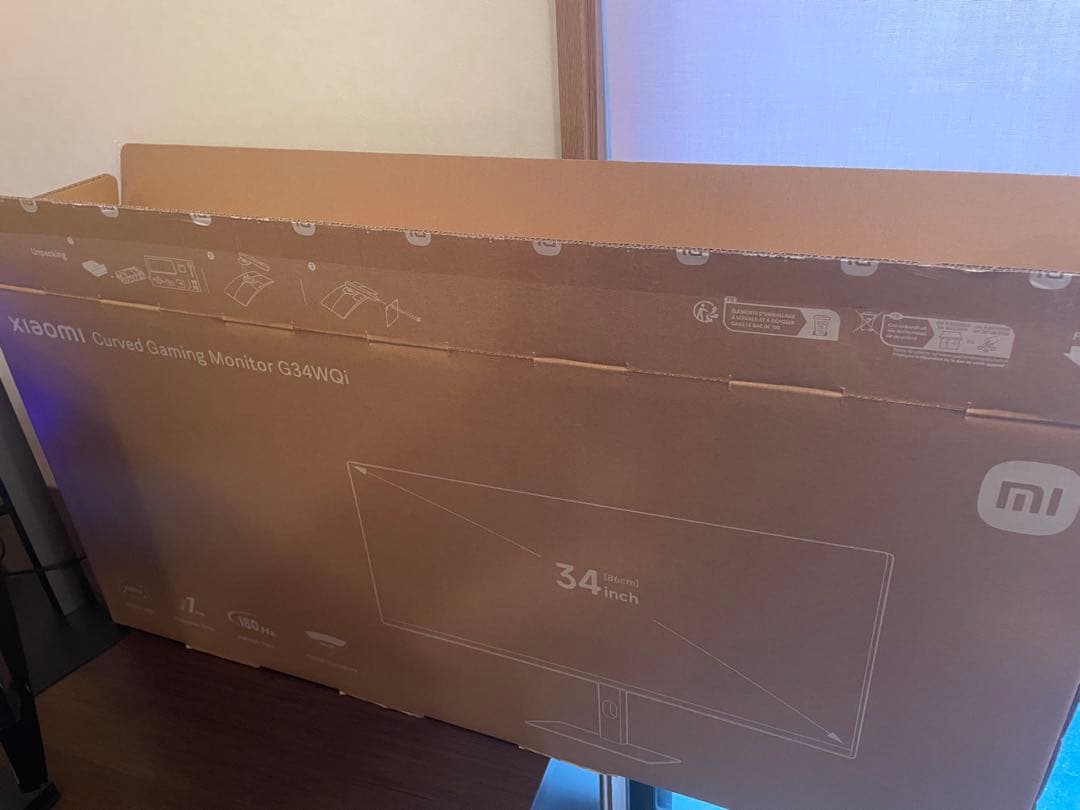 Xiaomi 曲面 ゲーミングモニター G34WQi 34インチ UWQHD
