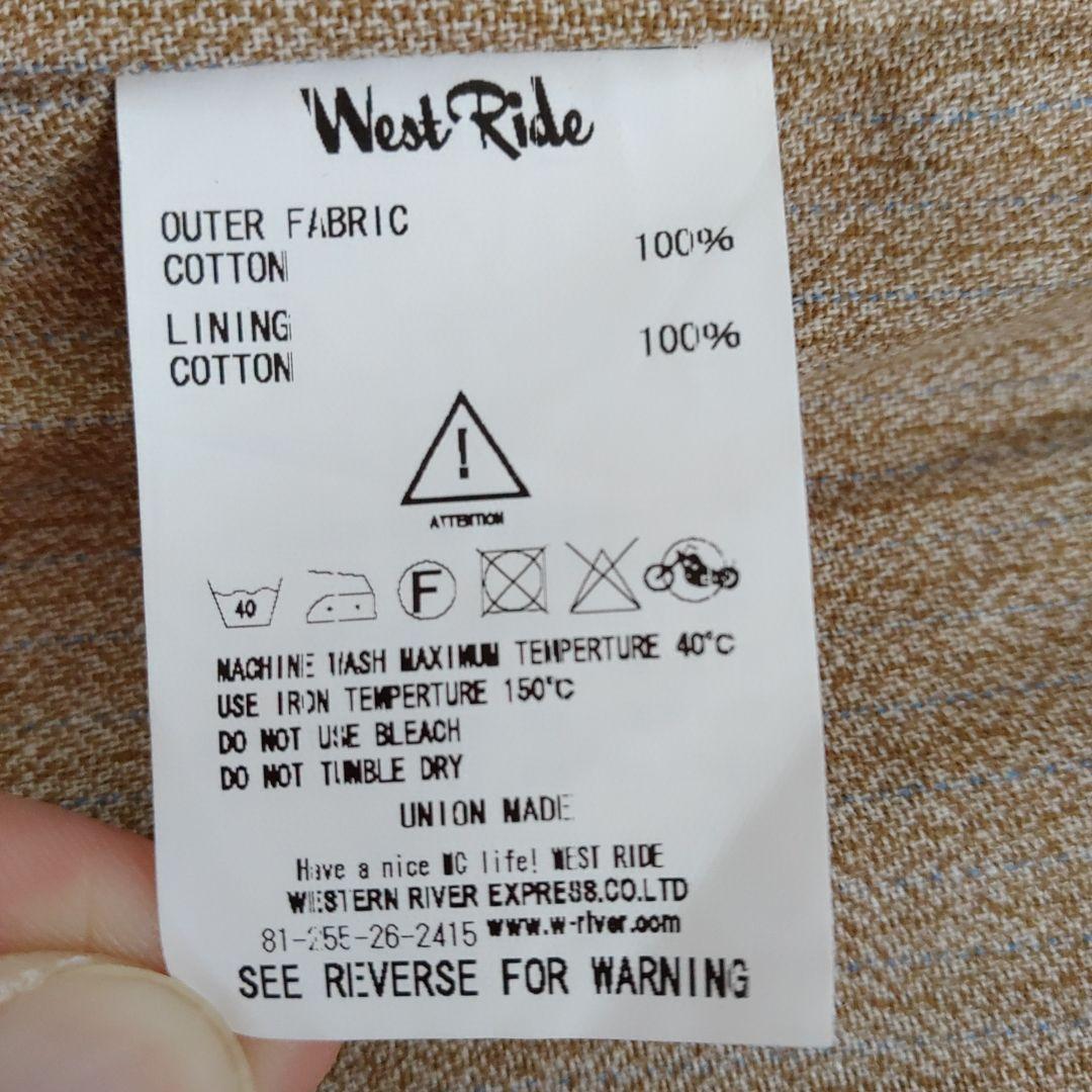 極美品　WESTRIDE CYCLE TOGS ベスト 38サイズ ダークグレー