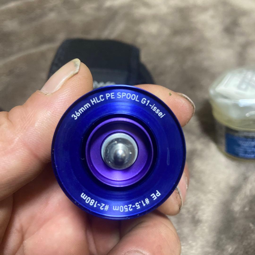 【美品、一誠PEスプールセット】スティーズTW ＨＬＣ 8.1 左巻き