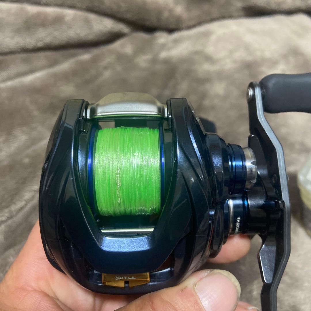 【美品、一誠PEスプールセット】スティーズTW ＨＬＣ 8.1 左巻き