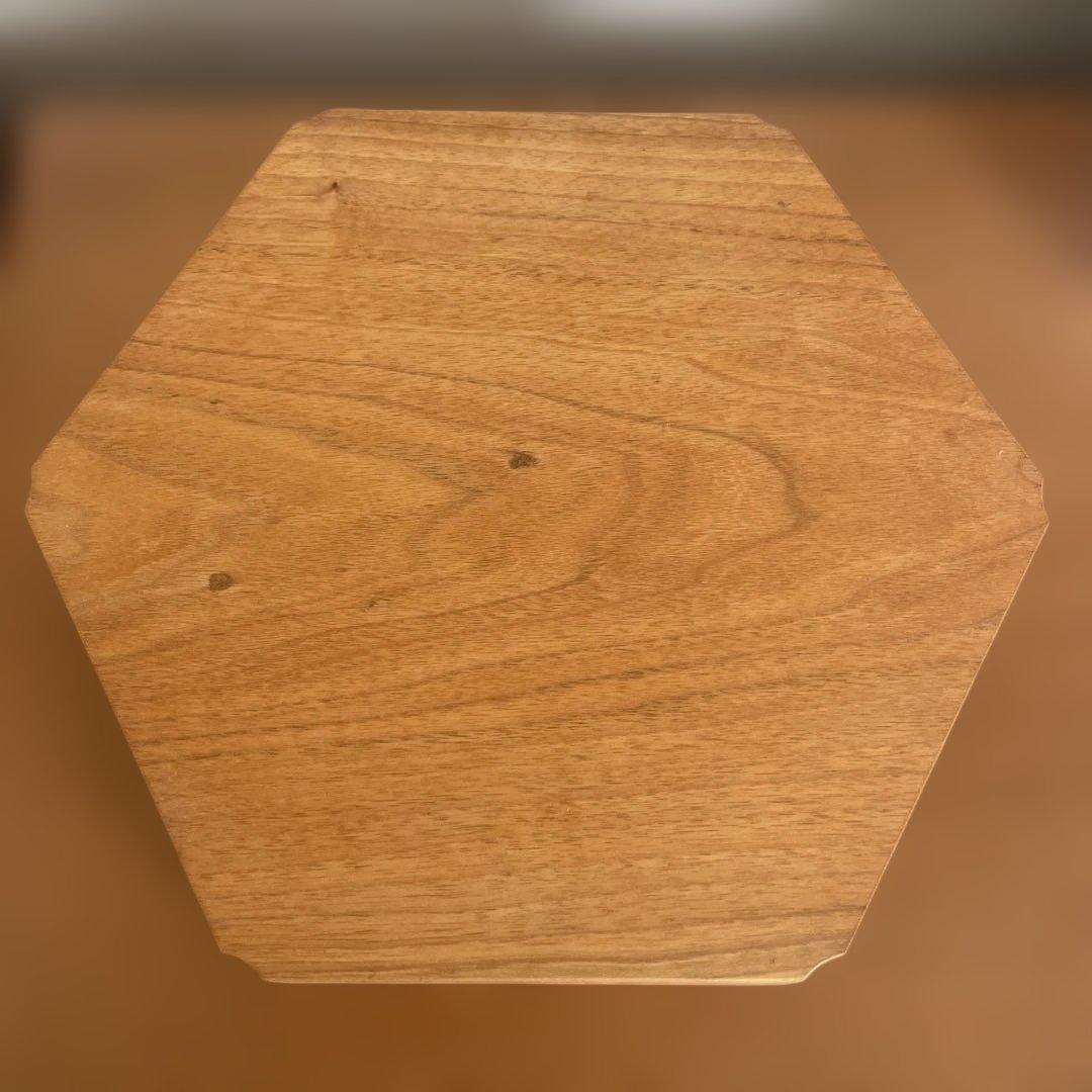 加藤良行　木製 六角　盆　トレイ