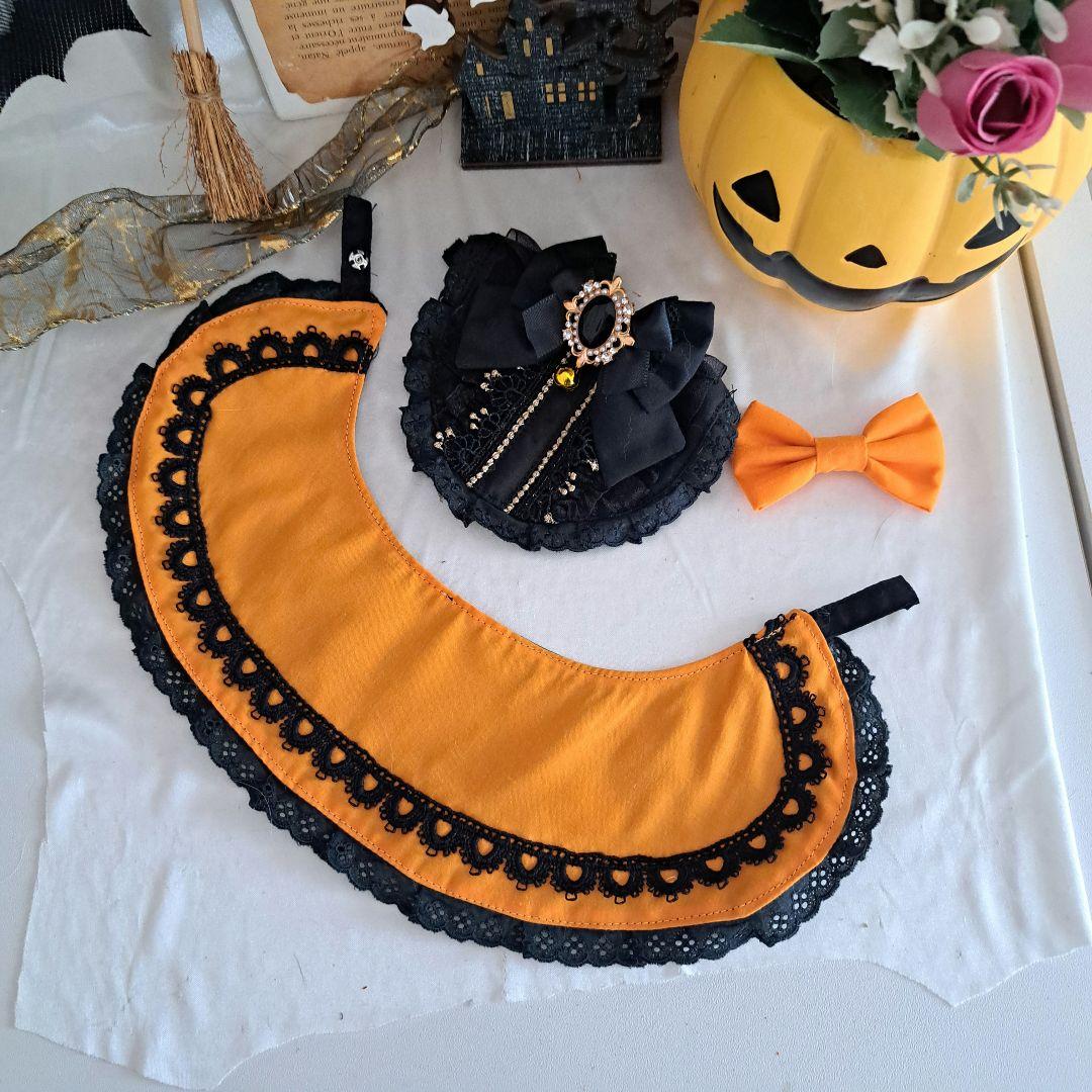 ぶんちゃん、ハロウィンマントセット&スタイセット①わんちゃん猫ちゃん用
