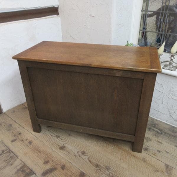 イギリス アンティーク 家具 ブランケットボックス コファ 英国 6120e