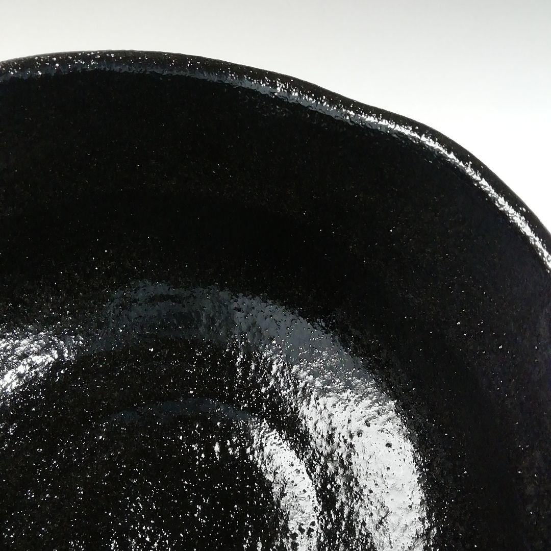 Ｔ７６０　茶碗　『黒楽茶碗』『一楽 造』　共箱　抹茶碗　茶道具