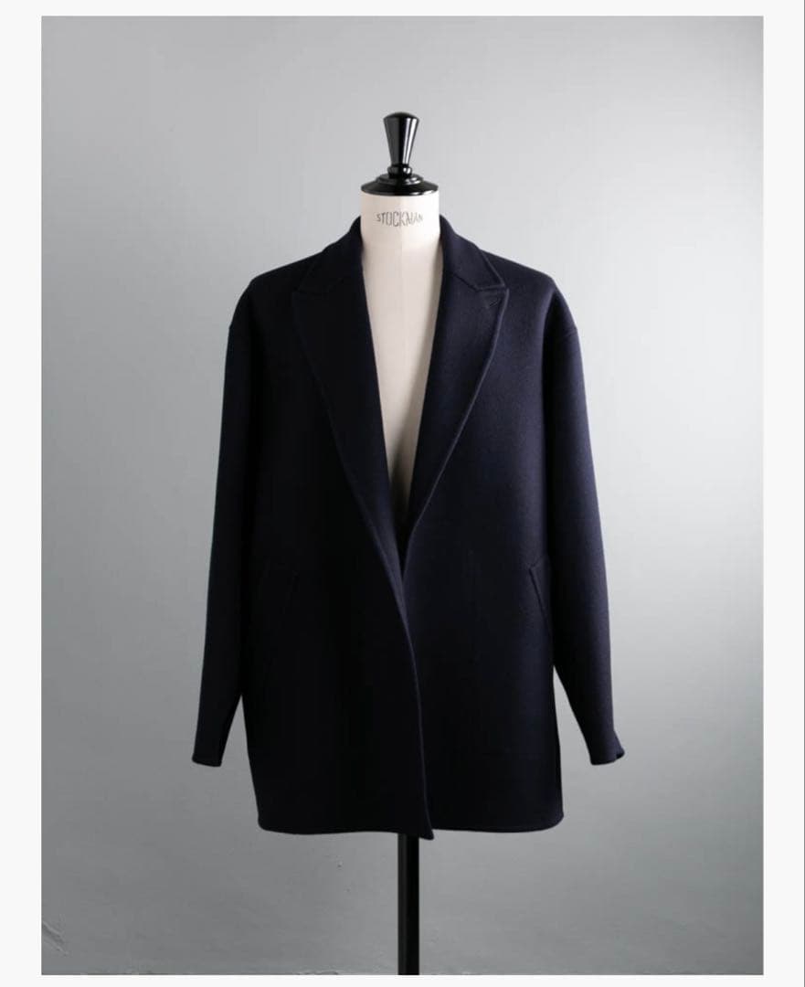 新品タグ付POSTELEGANT ポステレガント　ウールリバー ショートコート