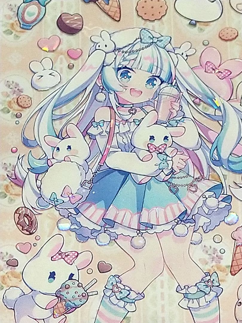 J1005＃水色蕾裙(贝壳光)Shine切り売り海外人物マステ女の子