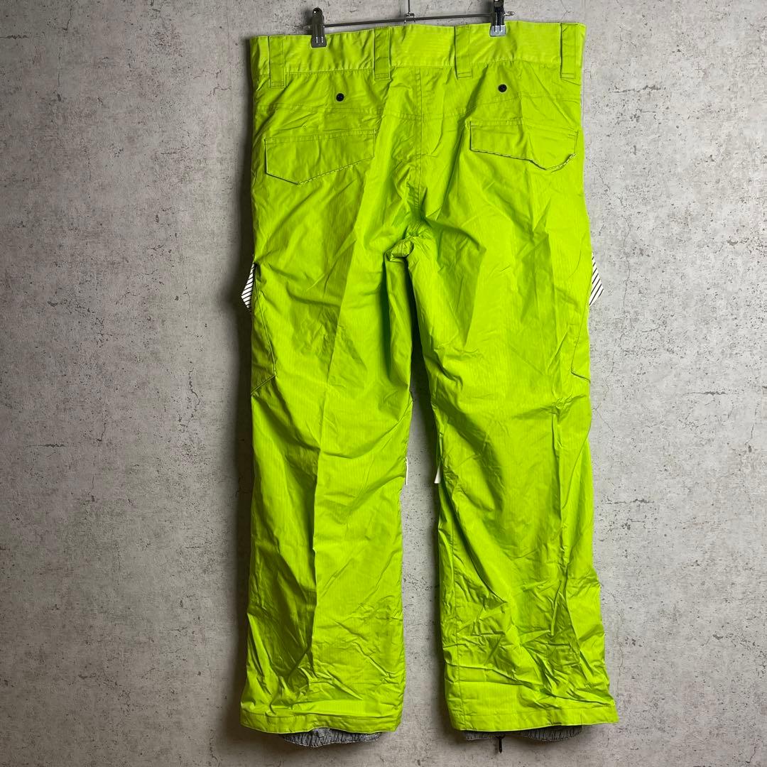未使用品 ガッシュ GUSH スノーボード ウェア パンツ ライトグリーン XL
