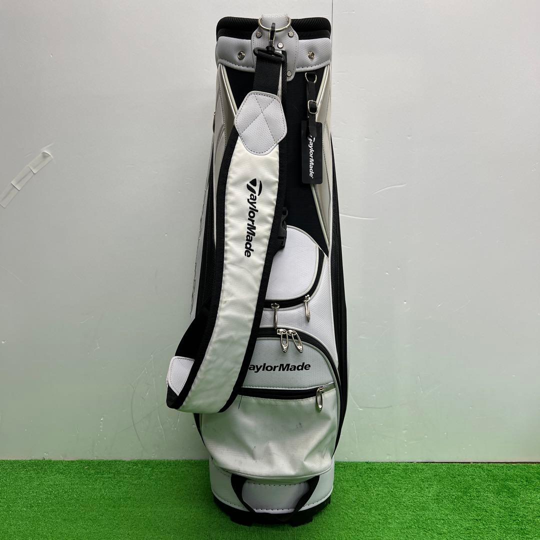 テーラーメイド　TaylorMade　キャディバッグ　ゴルフバック　8インチ　白