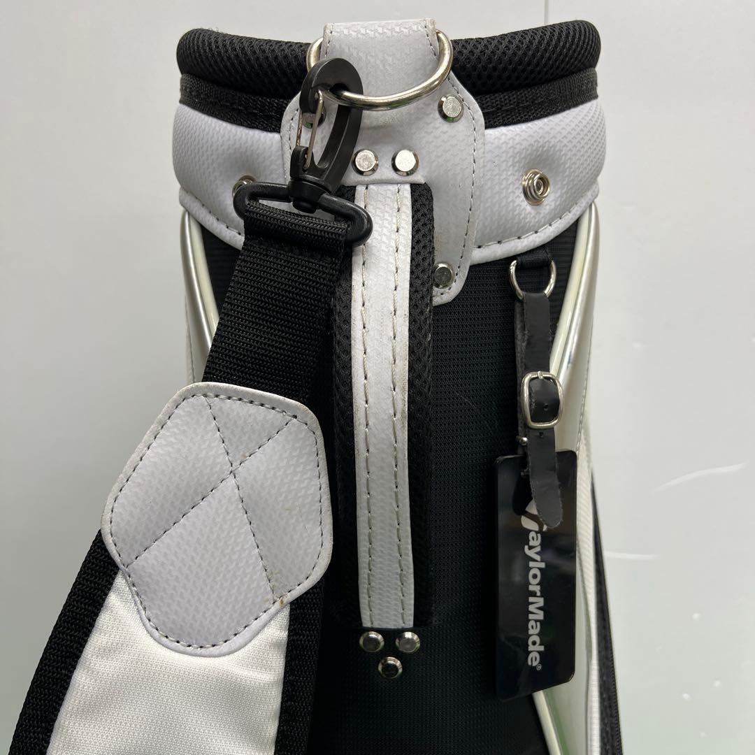 テーラーメイド　TaylorMade　キャディバッグ　ゴルフバック　8インチ　白