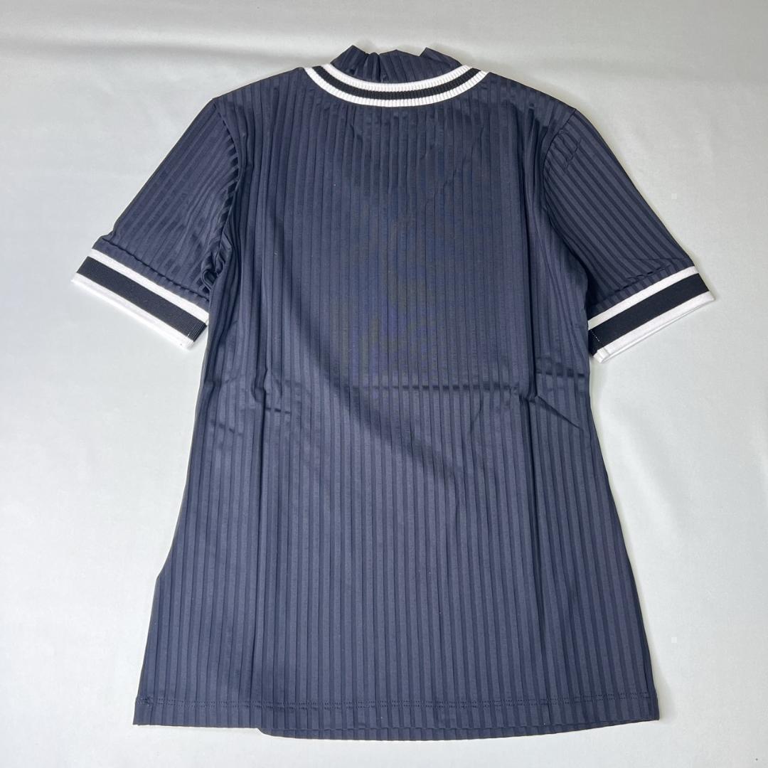 韓国ゴルフブランド　WAAC 韓国インポート　五部袖　トップス ブラック