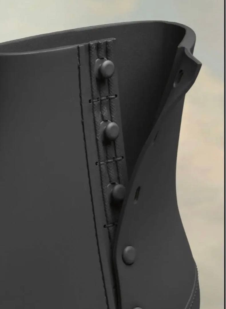 メゾンマルジェラ ラバー足袋ブーツ ブラック　36