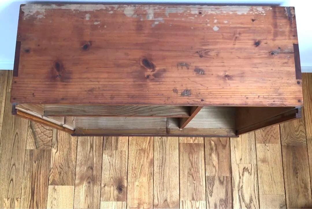 古家具　古道具　ガラス棚　ガラス戸　モールガラス　木枠