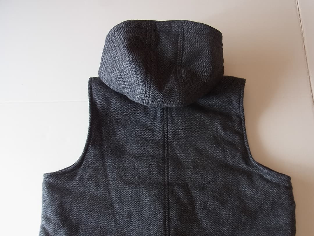 Post Overalls E-Z CRUZ VEST／ウールヘリンボーンベスト