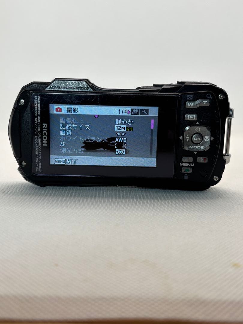 RICOH リコー WG-80 オレンジ★新品プロテクタージャケット付き★