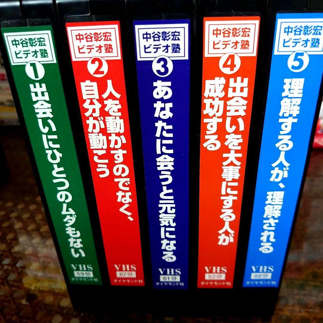 【値下げ】中谷彰宏 ビデオ塾 VHS 面接の達人 ビデオ