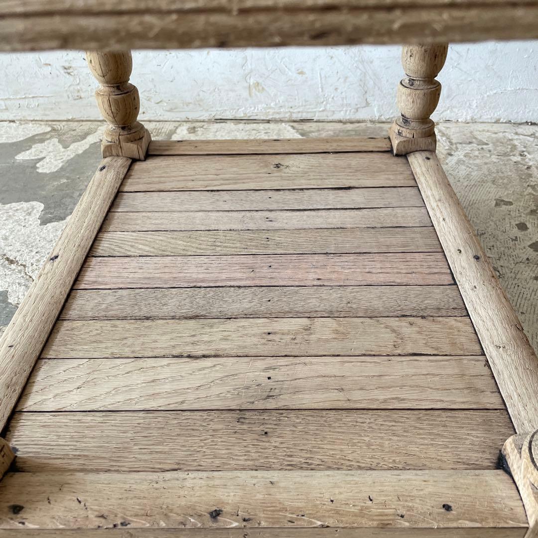 KINドロワーサイドテーブル ドロワーベッドサイドテーブル　剥離