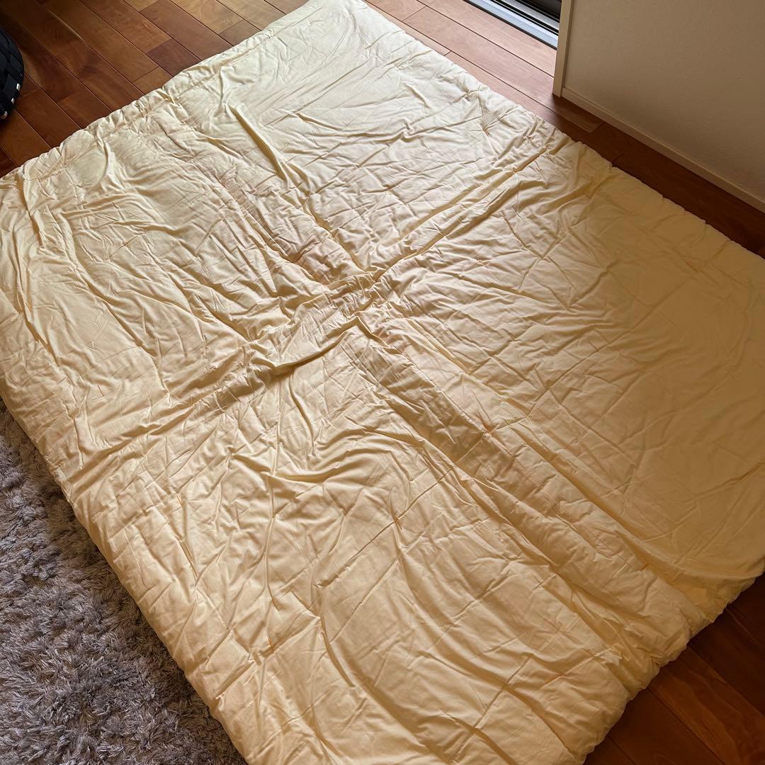 2組セット 敷布団2枚 掛け布団2枚 未使用 真綿 セット販売のみ 合計4枚