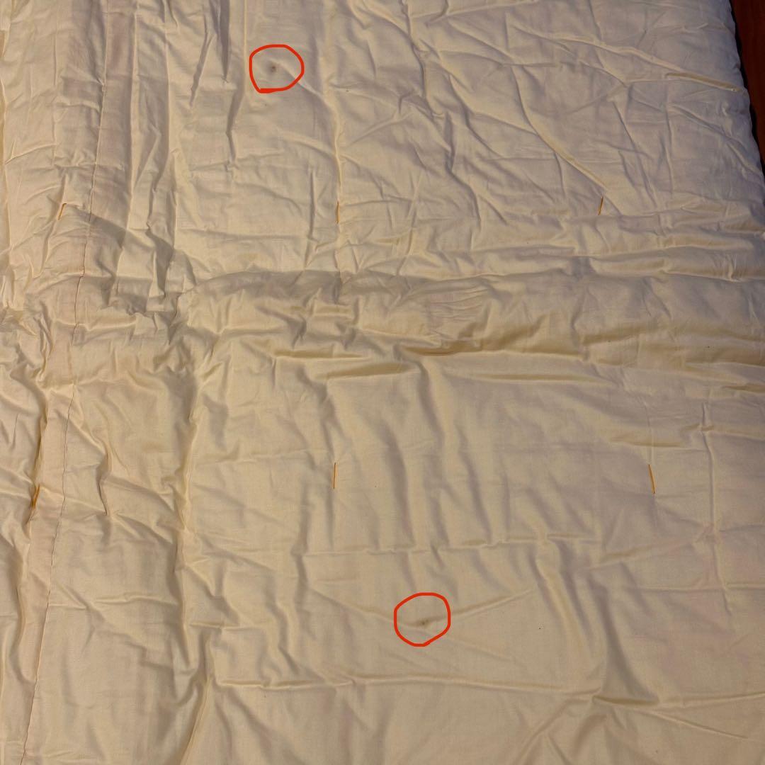 2組セット 敷布団2枚 掛け布団2枚 未使用 真綿 セット販売のみ 合計4枚