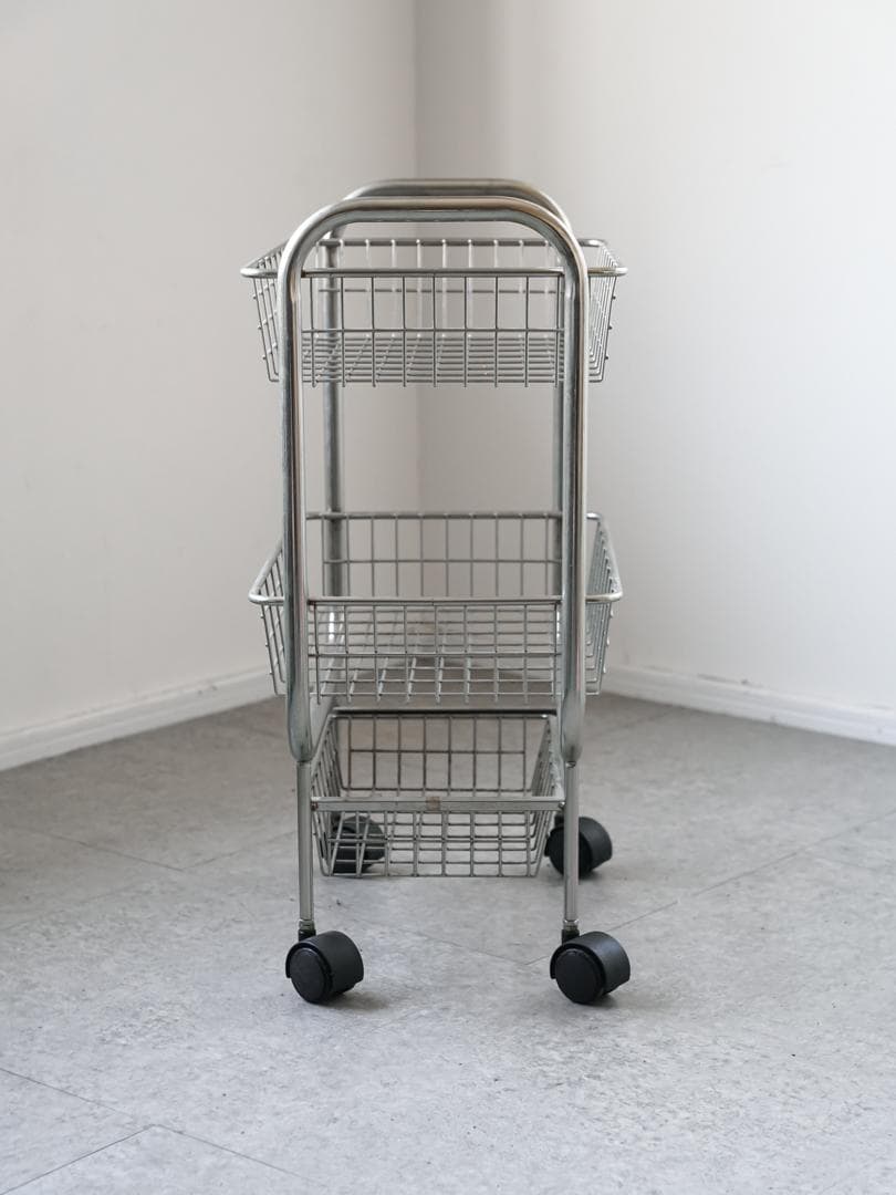 ヴィンテージ ワゴンラック/収納 ミニマル モダン ミッドセンチュリー