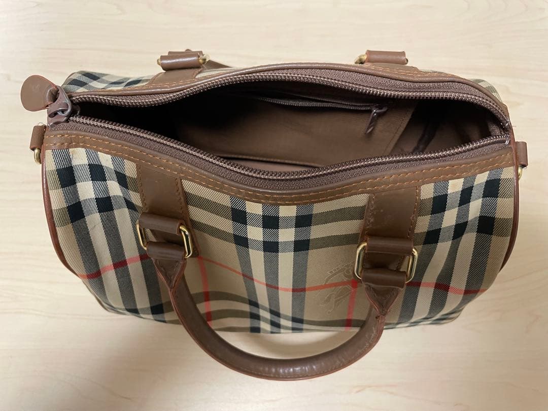 Burberry ノバチェックミニボストンバッグ