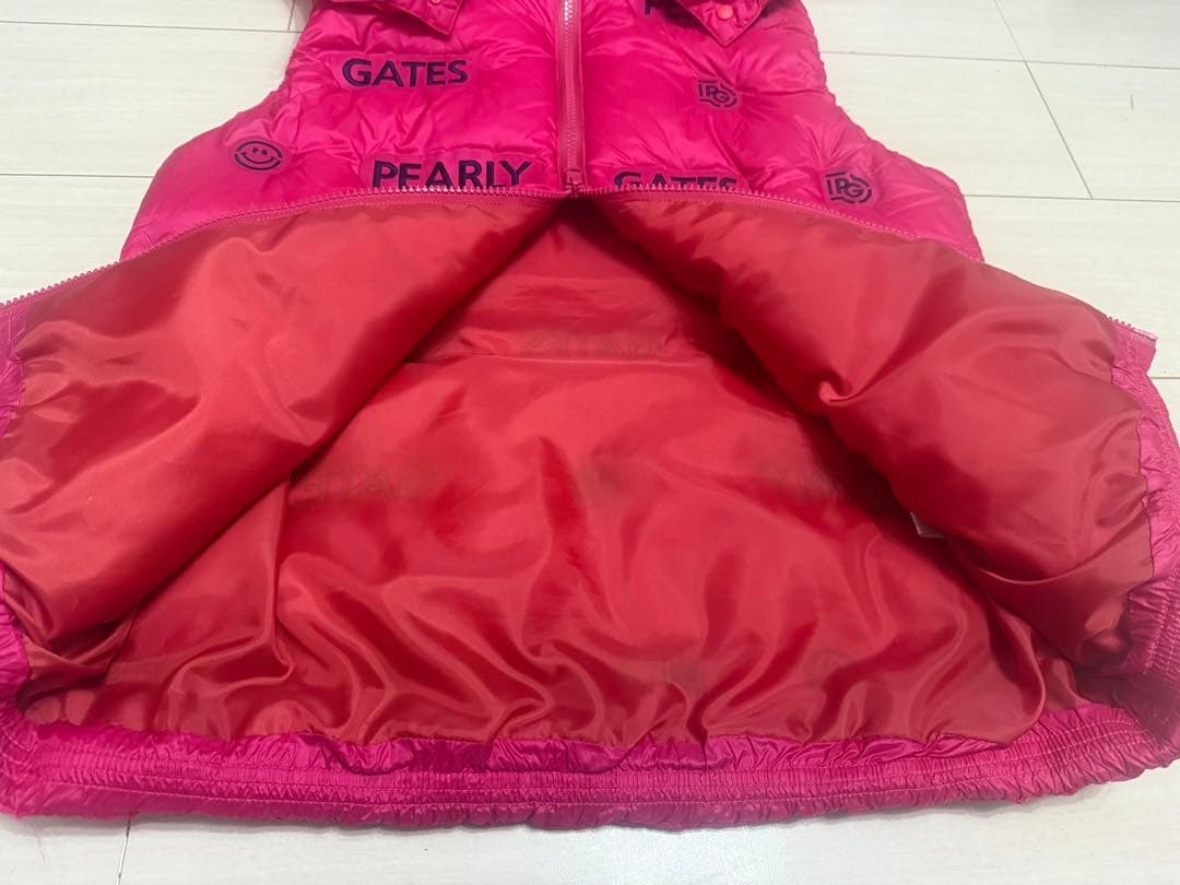 パーリーゲイツ◾️エアダウンベスト◾️ピンク