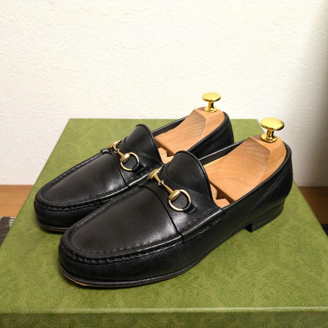 あ*や様 GUCCI　ホースビットローファー　黒　37 1/2