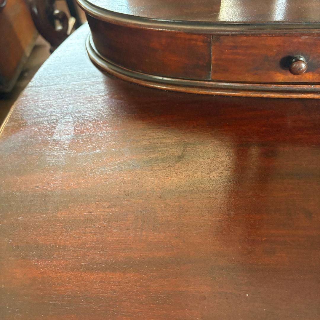 ヴィクトリアン ドレッサーミラー 収納付き アンティーク家具