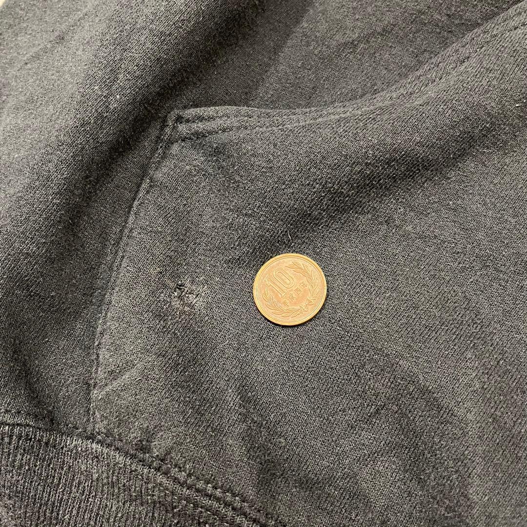 トップス 90s Russell Blank Zip Sweat Hoodie USA