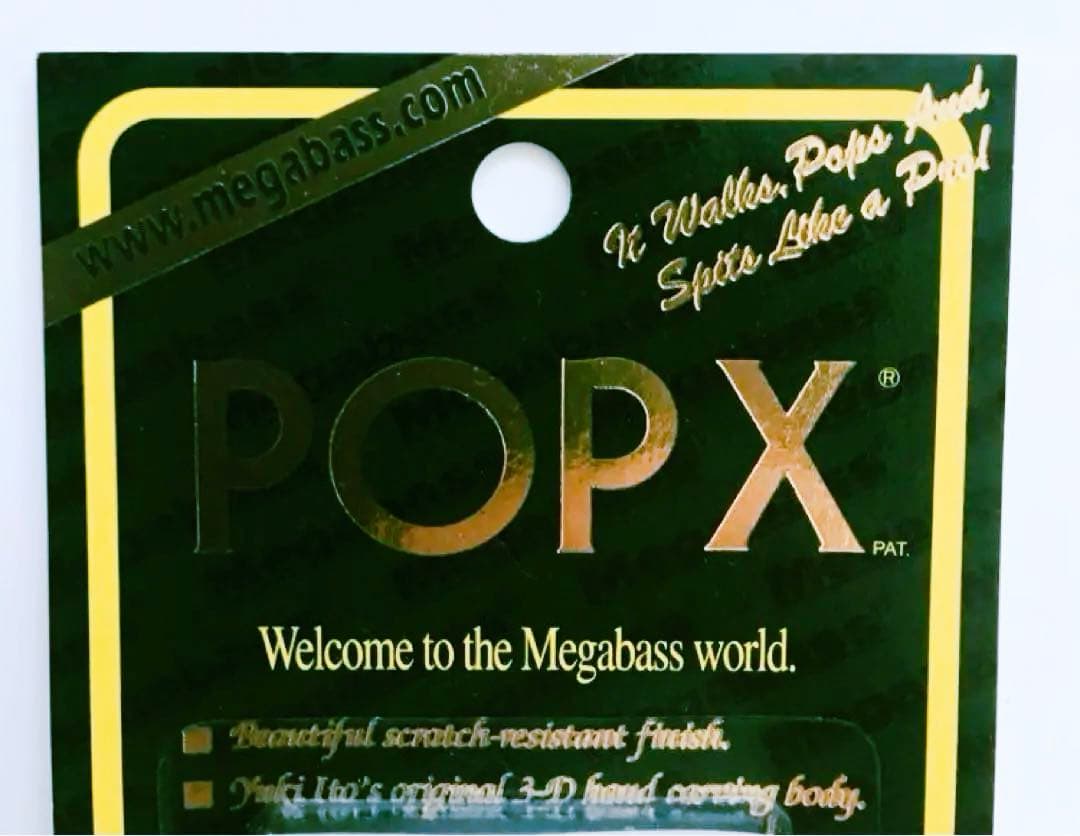 【希少】メガバス　POPX　限定カラー　六文銭 AKAZONAE　赤備　激レア
