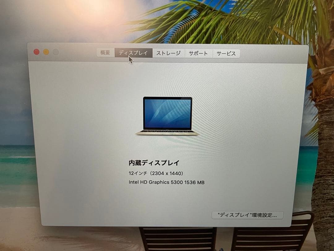 【美品】MacBook 12インチ MK4M2J/Aゴールド 本体