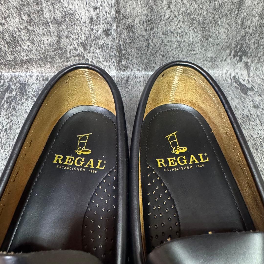 【極美品】REGAL ローファー Y065 ブラック レザー 24EEE