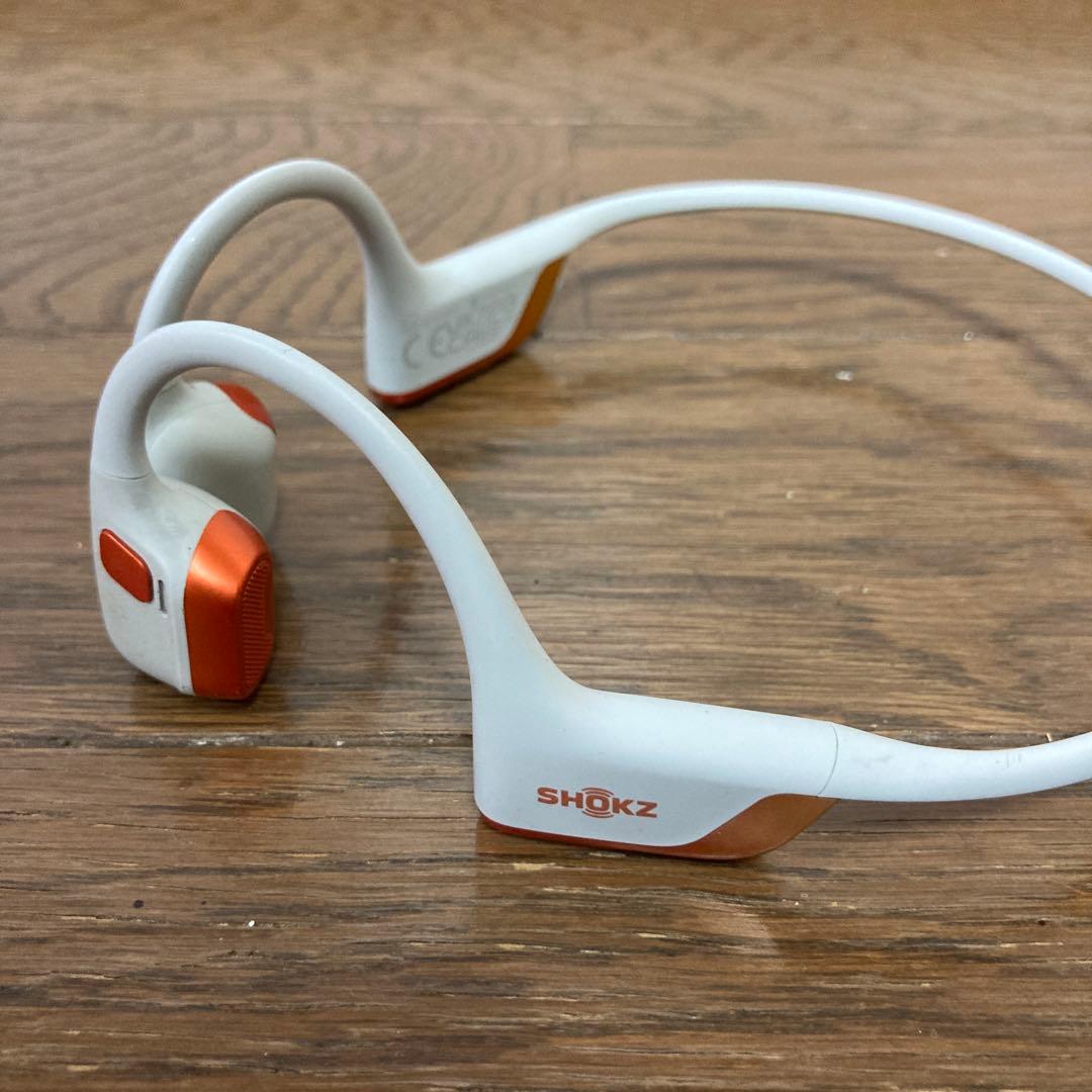 SHOKZ open run pro 2 骨伝導イヤホン ネックバンド型オレンジ