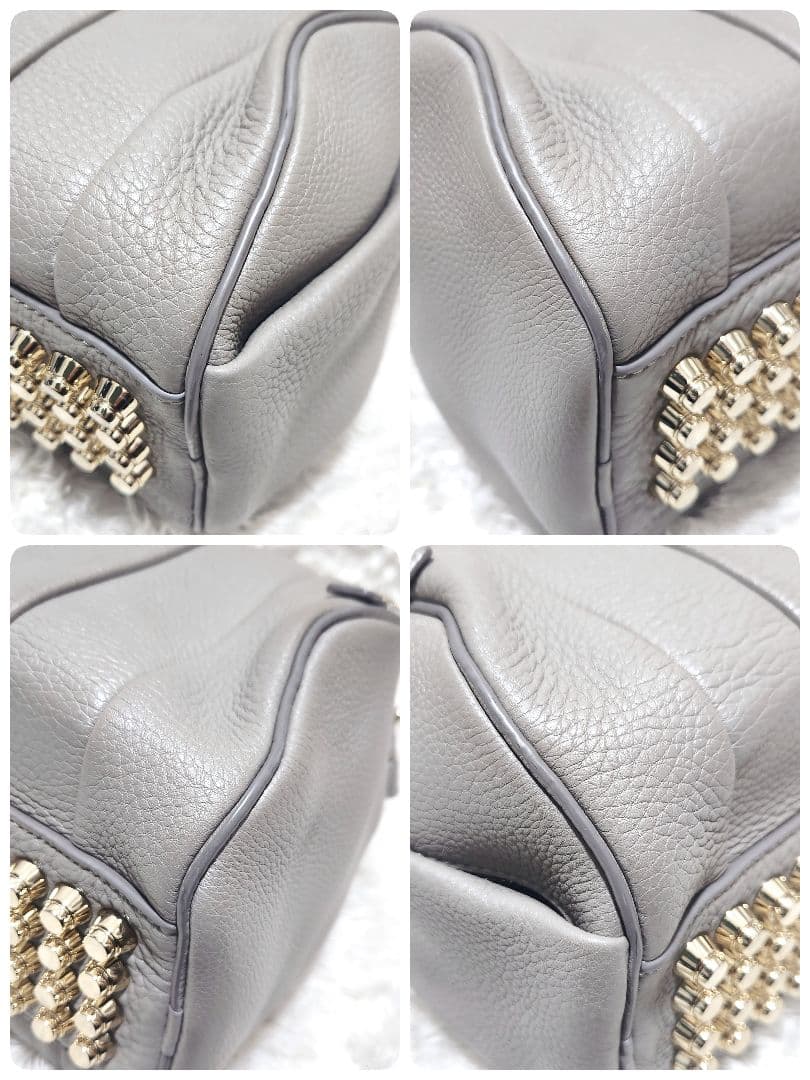 2way シボ革 スタッズ ショルダーバッグ ハンドバッグ アレキサンダーワン