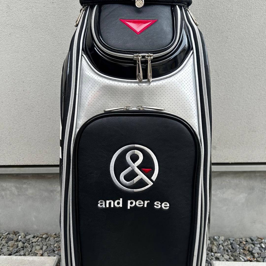 and per se★アンパスィ ゴルフ 9.5型 エナメル プロモデル