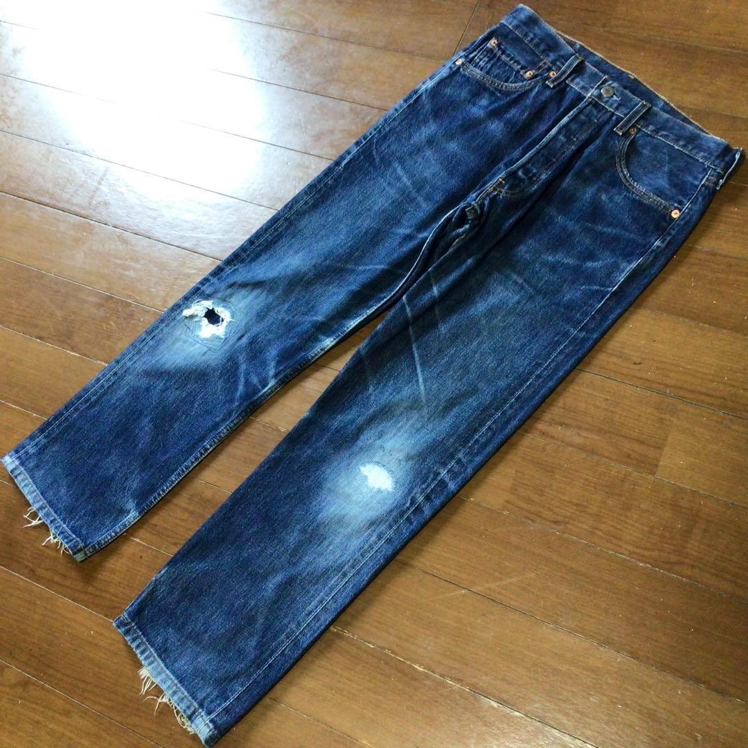 97年USA製リーバイス501 W32 股下71cm グランジデニム