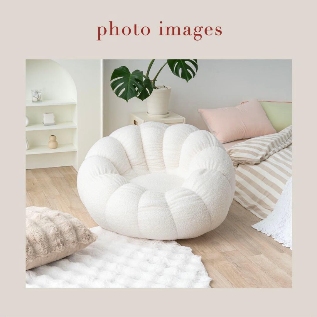 SMOO jack ビーズクッション大ホワイト 韓国インテリア