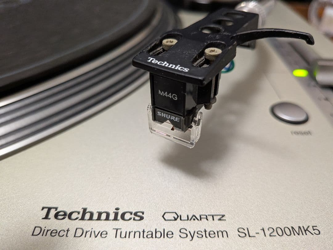 Technics SL-1200MK5 SHURE M44Gカートリッジ付