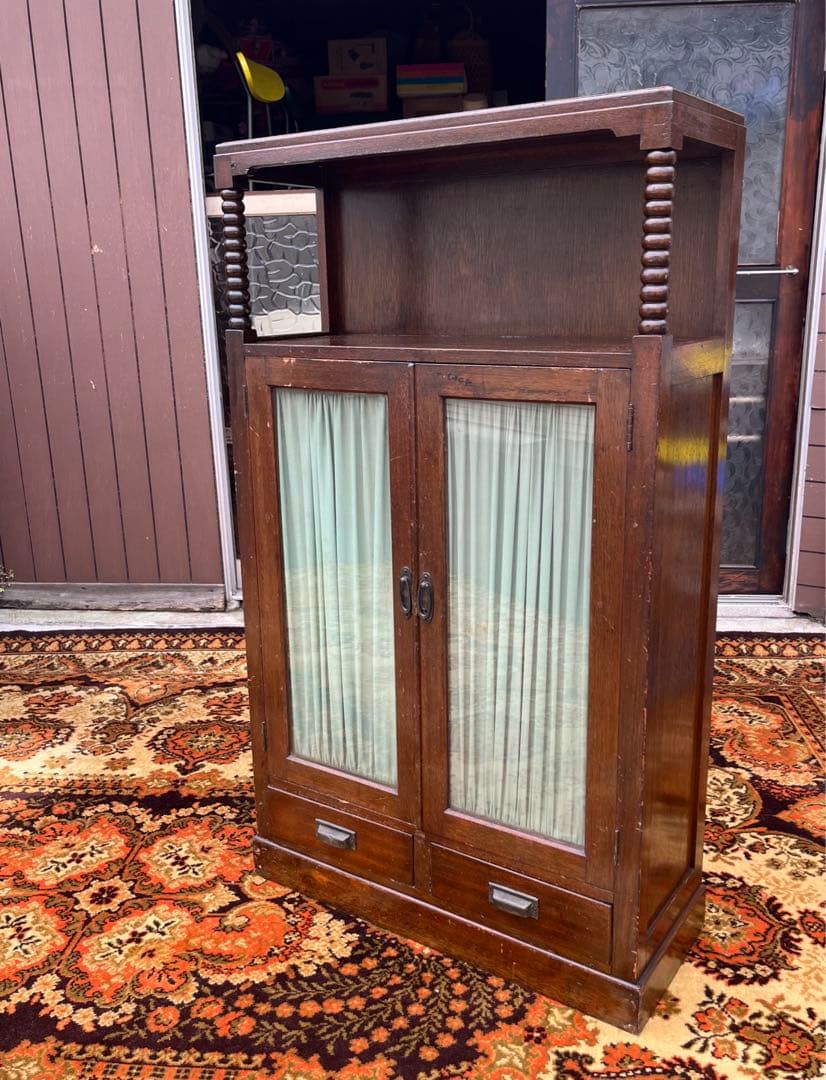 棚 飾り棚 キャビネット 昭和レトロ 古民家 当時物 インテリア