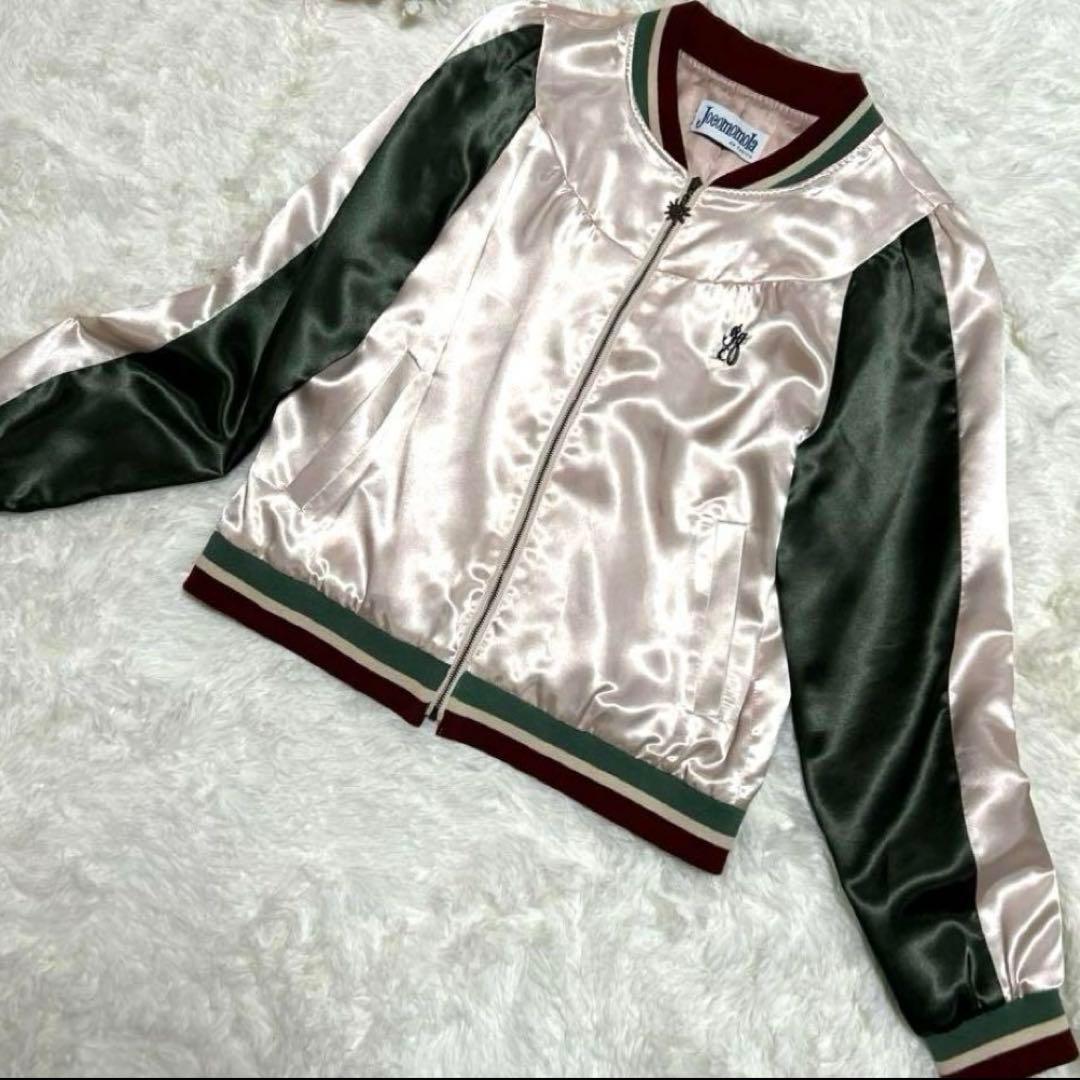 未使用】JOCOMOMOLA ホコモモラ　刺繍　マルチカラー　スカジャン　M