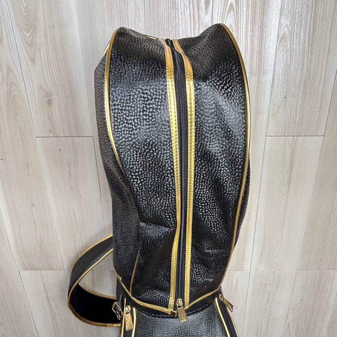 【ジャンボ尾崎】J's WORLD STAGE マッスルブラック　ゴルフバッグ