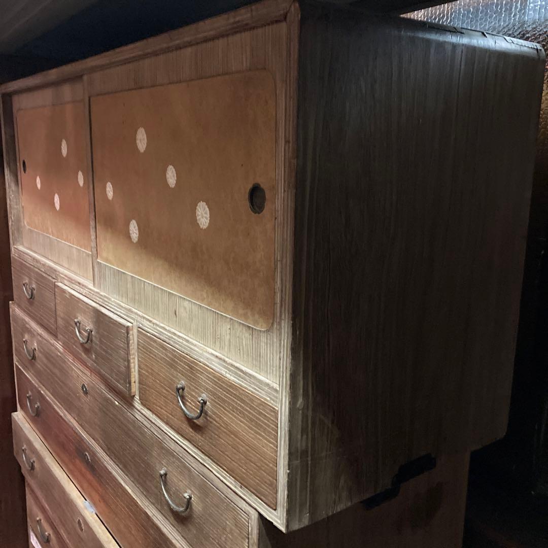 桐タンス　古家具　箪笥　テレビ台　チェスト　アンティーク　レトロ　古民家　岐阜