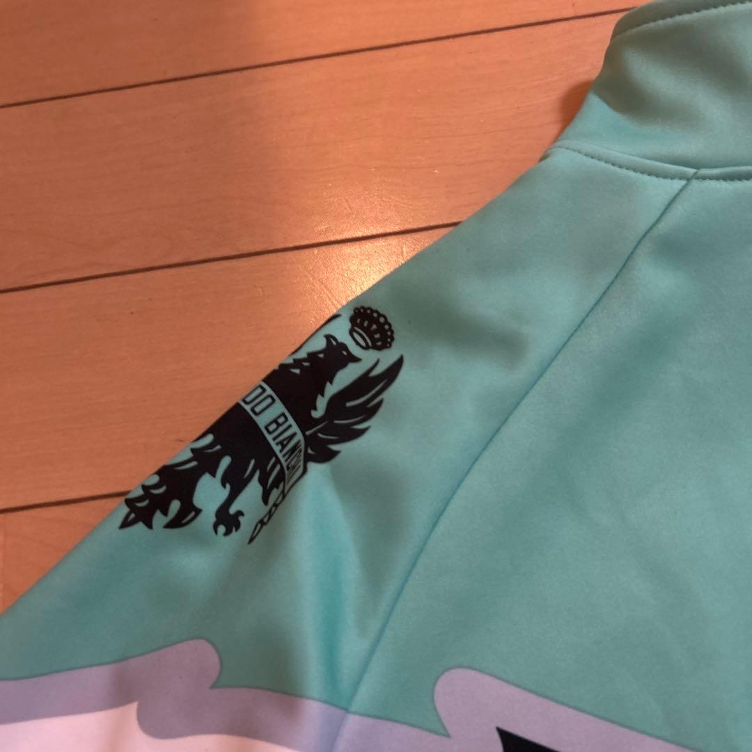 Bianchi ビアンキ フルジップ サイクリングジャージ 長袖 XS