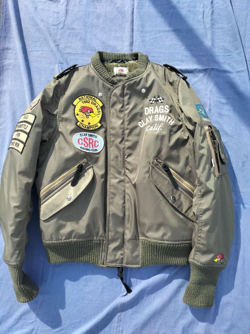 CLAY SMITH ウインタージャケットカーキ　Ｌサイズ　新品未使用