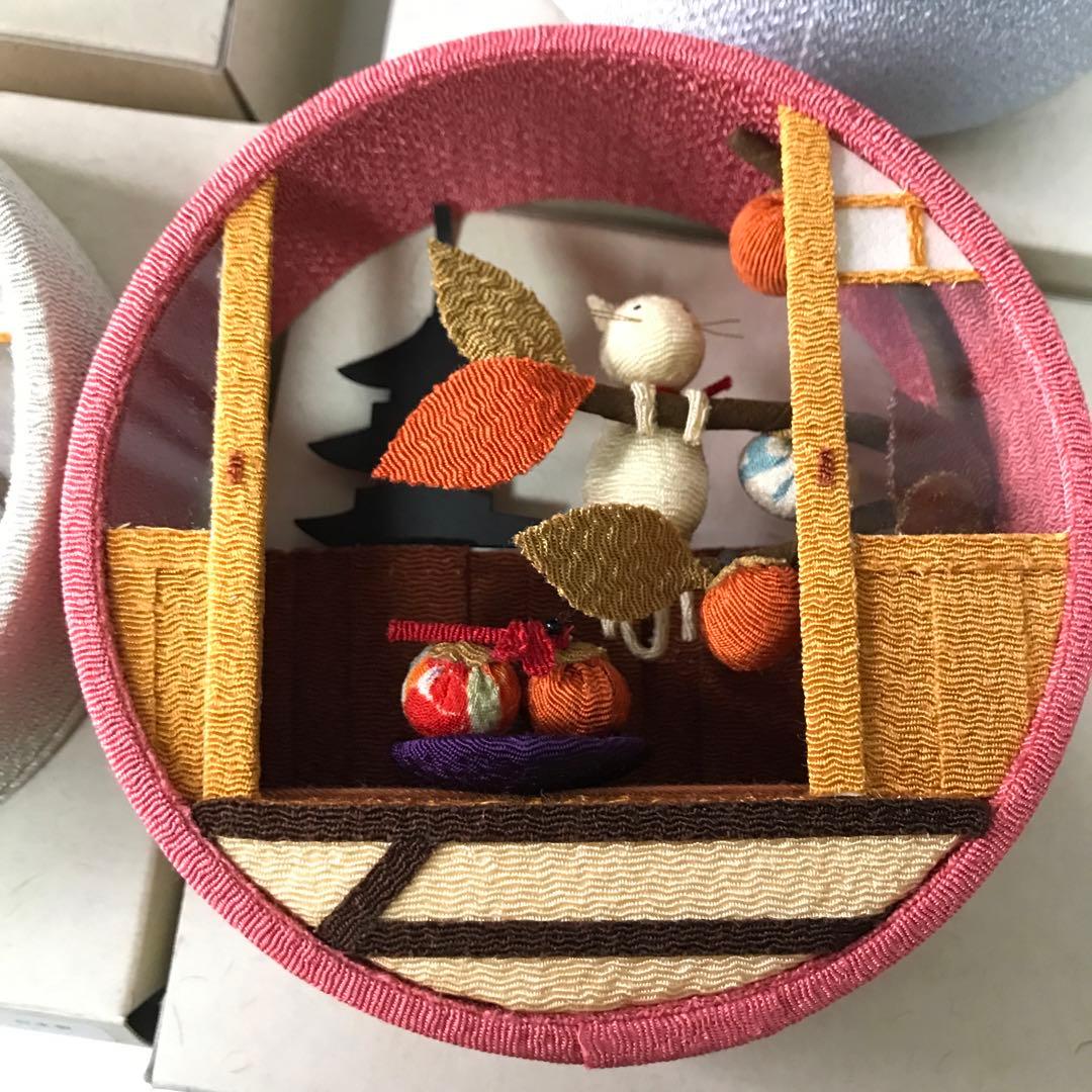 ちりめん細工 和風飾り物 セット　12点　一年中